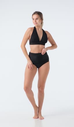 Two-Piece Swimsuit — Tie-Front Top