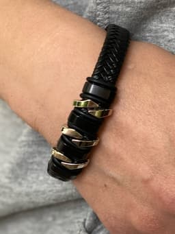 Bracelet — Leather & Metal
