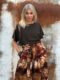 Palazzo Pants — Safari with Sash