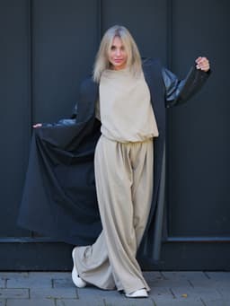 Vest & Top Set — Sand