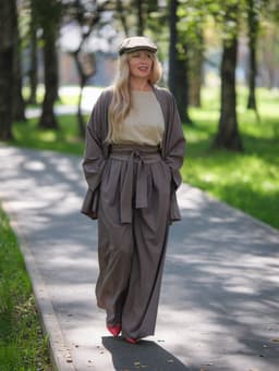 Vest & Top Set — Sand
