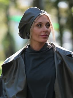 Beret — Moss Green, Eco-Leather