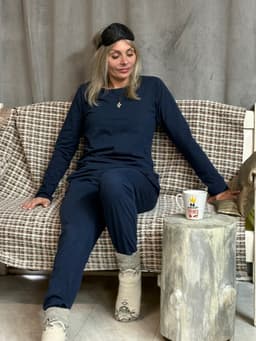 Loungewear Set — Ink Melange