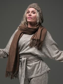 Shawl — Coffee