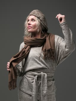 Shawl — Coffee
