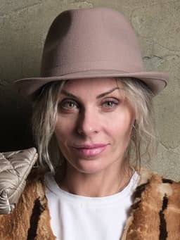 Hat — Felt, Cappuccino
