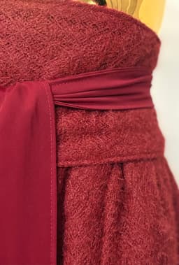 Sash — Wine, French Lace