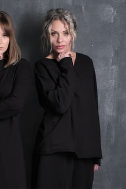 Longsleeve — Reversible, Black