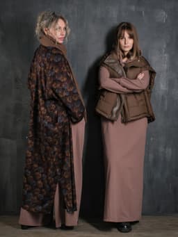 Creased Palazzo Pants — Cocoa, with Sash