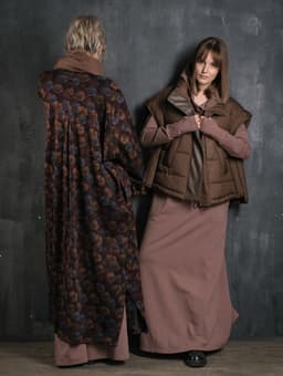Creased Palazzo Pants — Cocoa, with Sash