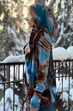 Robe & Tank Top Set — Azure