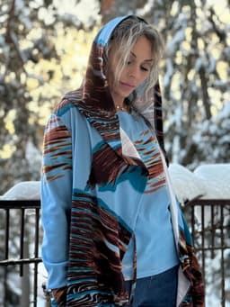 Robe & Tank Top Set — Azure