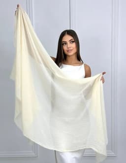 Shawl — Milk White