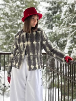 Genuine Rabbit Fur Coat