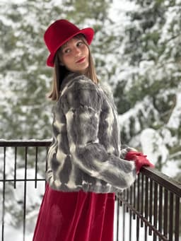 Genuine Rabbit Fur Coat