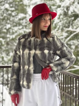 Genuine Rabbit Fur Coat