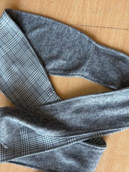 Reversible Sash — Grey Melange