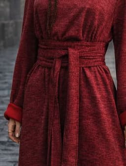 Sash — Burgundy-Red Melange