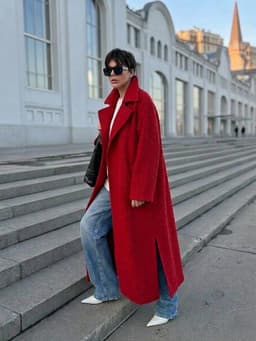 Oversized Belted Coat