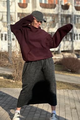 Straight Knit Skirt