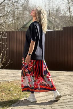 Lined Skirt — Coral