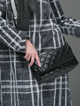 Black Bag with 3 Interchangeable Straps
