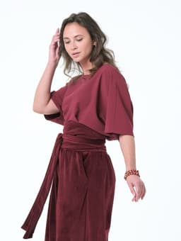 Blouse — Burgundy