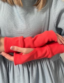 Arm Warmers — Coral