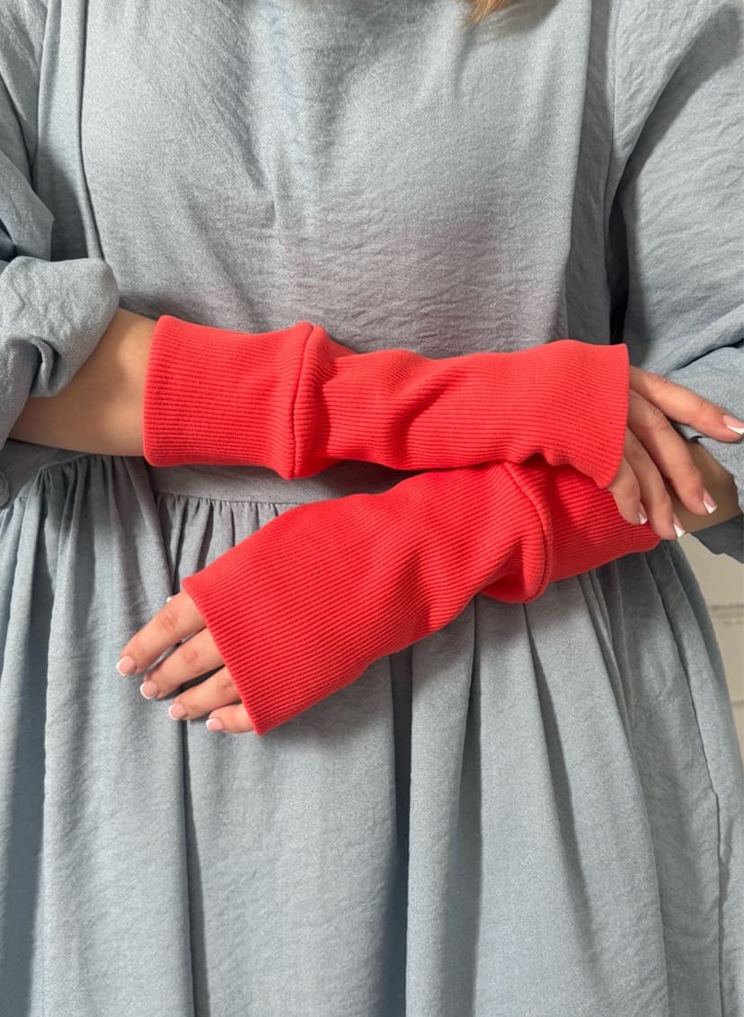Arm Warmers — Coral