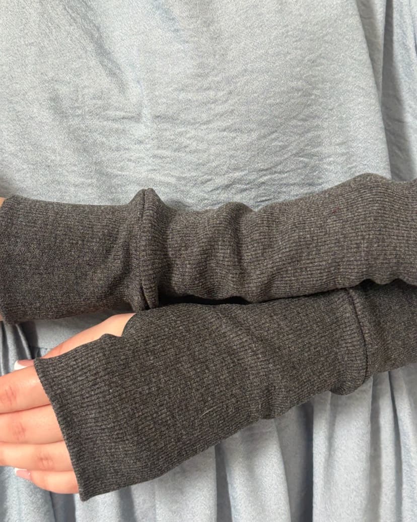 Arm Warmers — Grey Melange