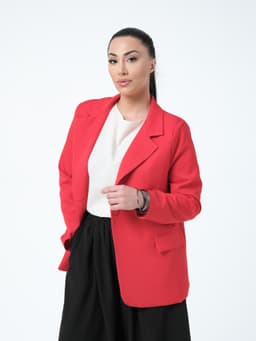 Lined Jacket — Red