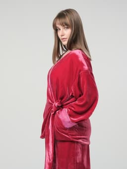 Sweatshirt — Velvet Silk & Organza