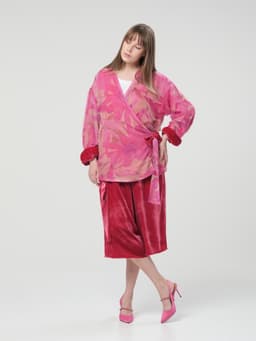 Sweatshirt — Velvet Silk & Organza