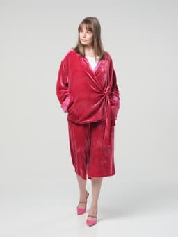 Sweatshirt — Velvet Silk & Organza