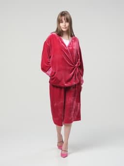 Sweatshirt — Velvet Silk & Organza