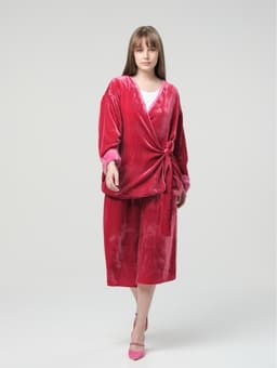 Sweatshirt — Velvet Silk & Organza