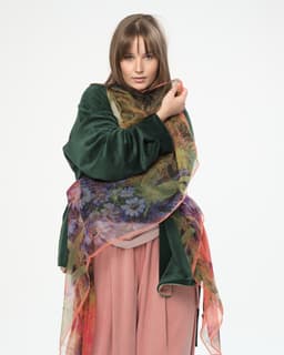 Reversible Corduroy Sweatshirt — Emerald