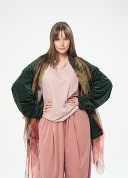 Reversible Corduroy Sweatshirt — Emerald