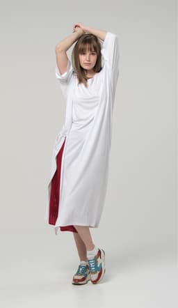 T-Shirt Dress — White