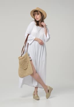 T-Shirt Dress — White