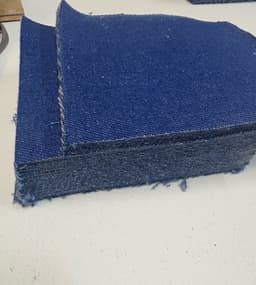 Craft Fabric Squares — Heavy Denim, 60 pcs