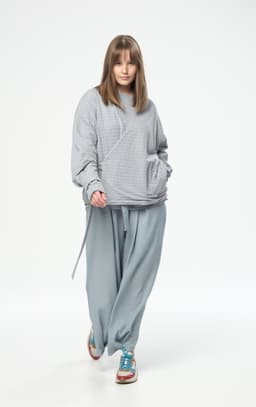 Hoodie & Culottes Suit — Sky Blue