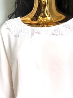 White Blouse with Collar