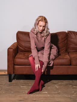 Tights — Burgundy