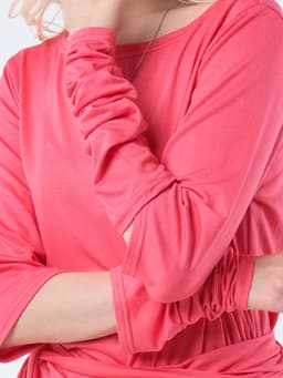 Arm Warmers — Coral, Viscose
