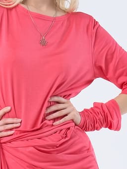 Arm Warmers — Coral, Viscose