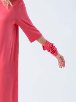 Arm Warmers — Coral, Viscose