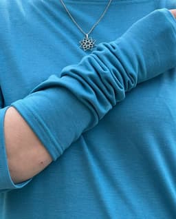 Arm Warmers — Kind Bunny, Azure
