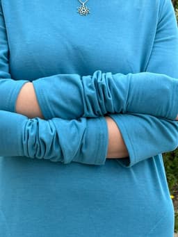 Arm Warmers — Kind Bunny, Azure