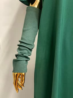 Arm Warmers — Moss Green, Smooth Viscose